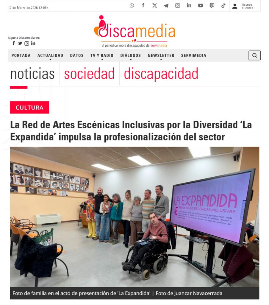 Discamedia se hace eco de la presentación de La Expandida